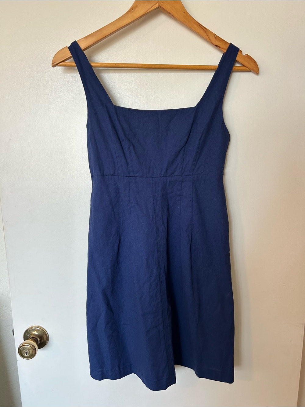 Copper Key Navy Square-Neck Mini Dress